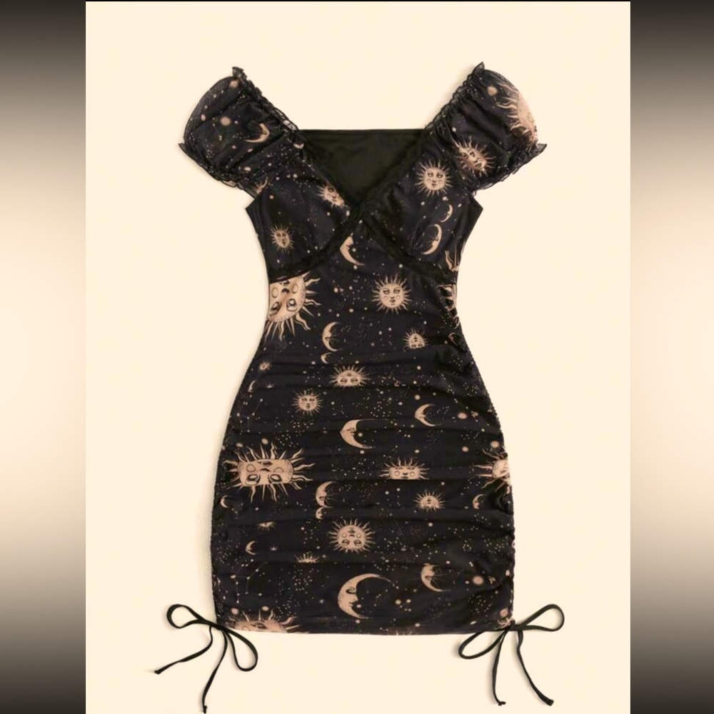 Dolls Kill Sun and 🌙 moon dress